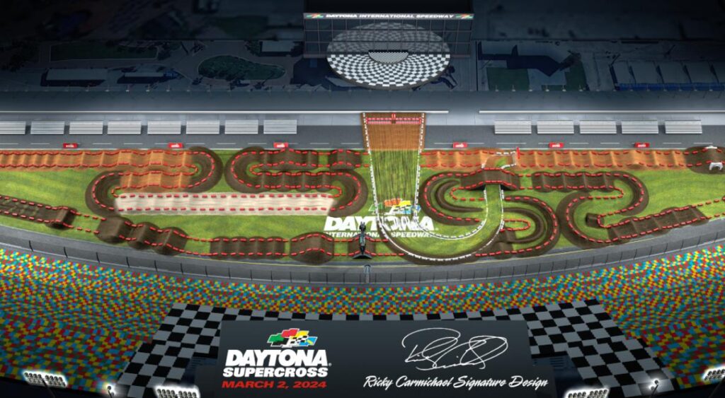 Course Design Unveiled for 2024 Daytona Supercross Supercross Live