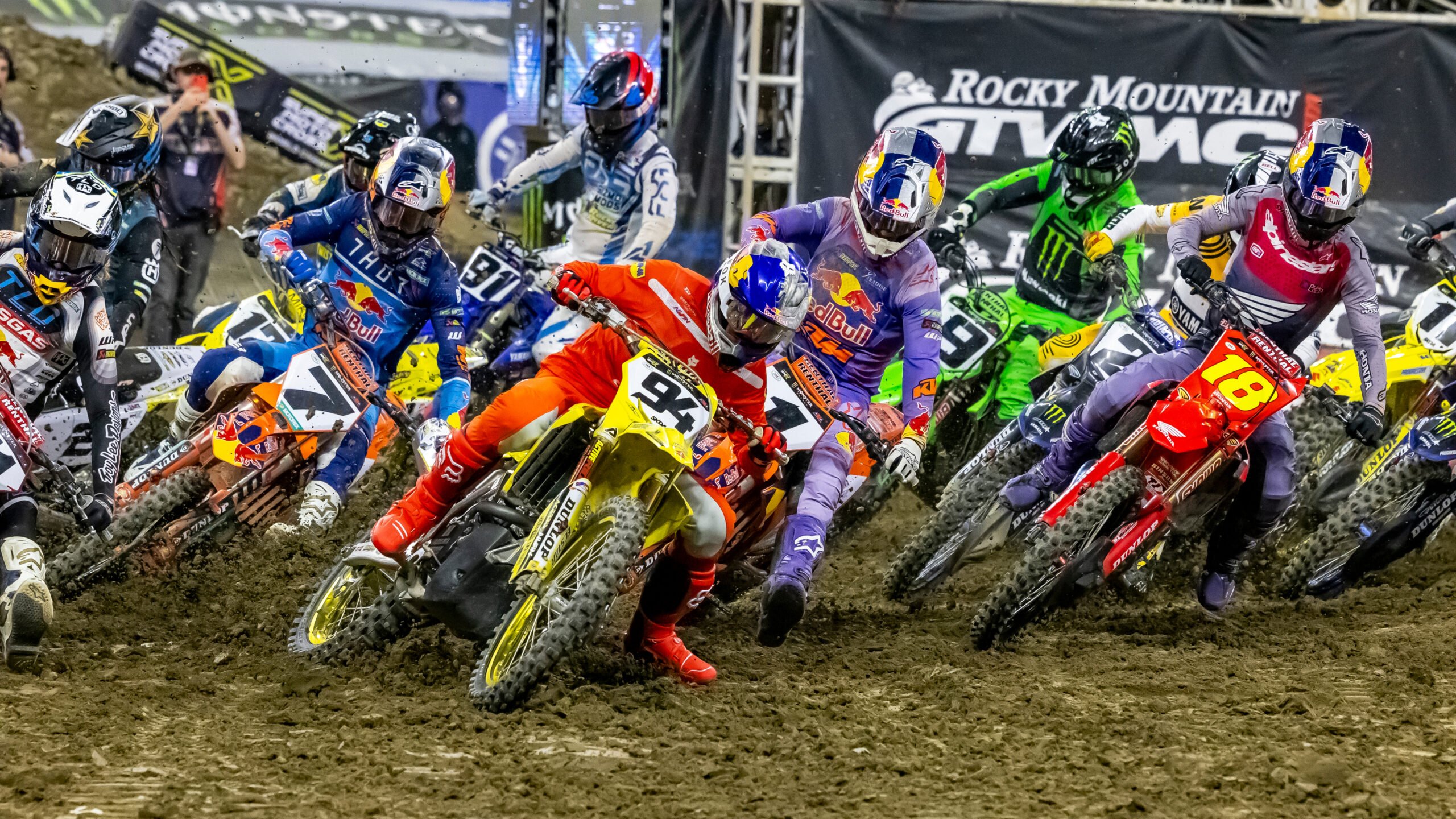 Supercross race start