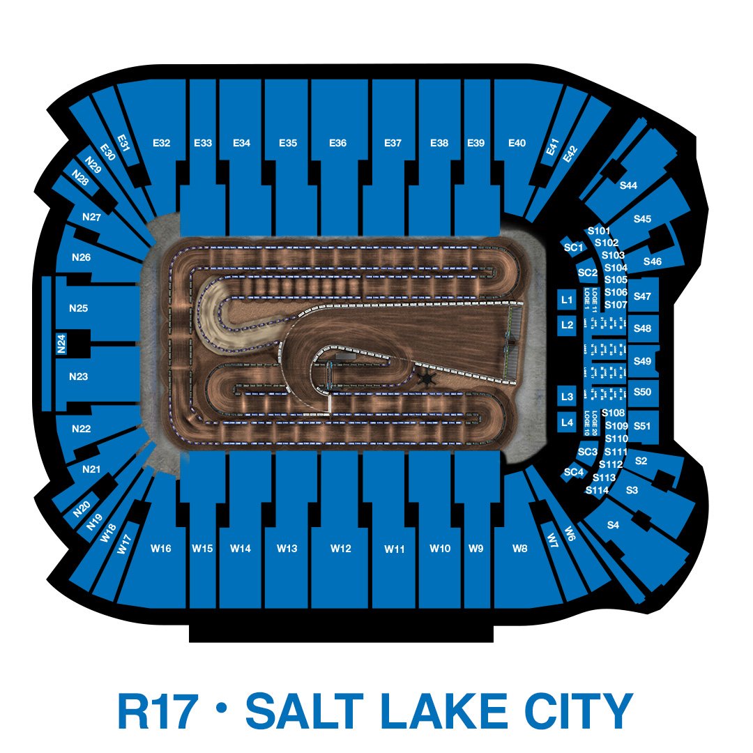 Salt Lake City seating map