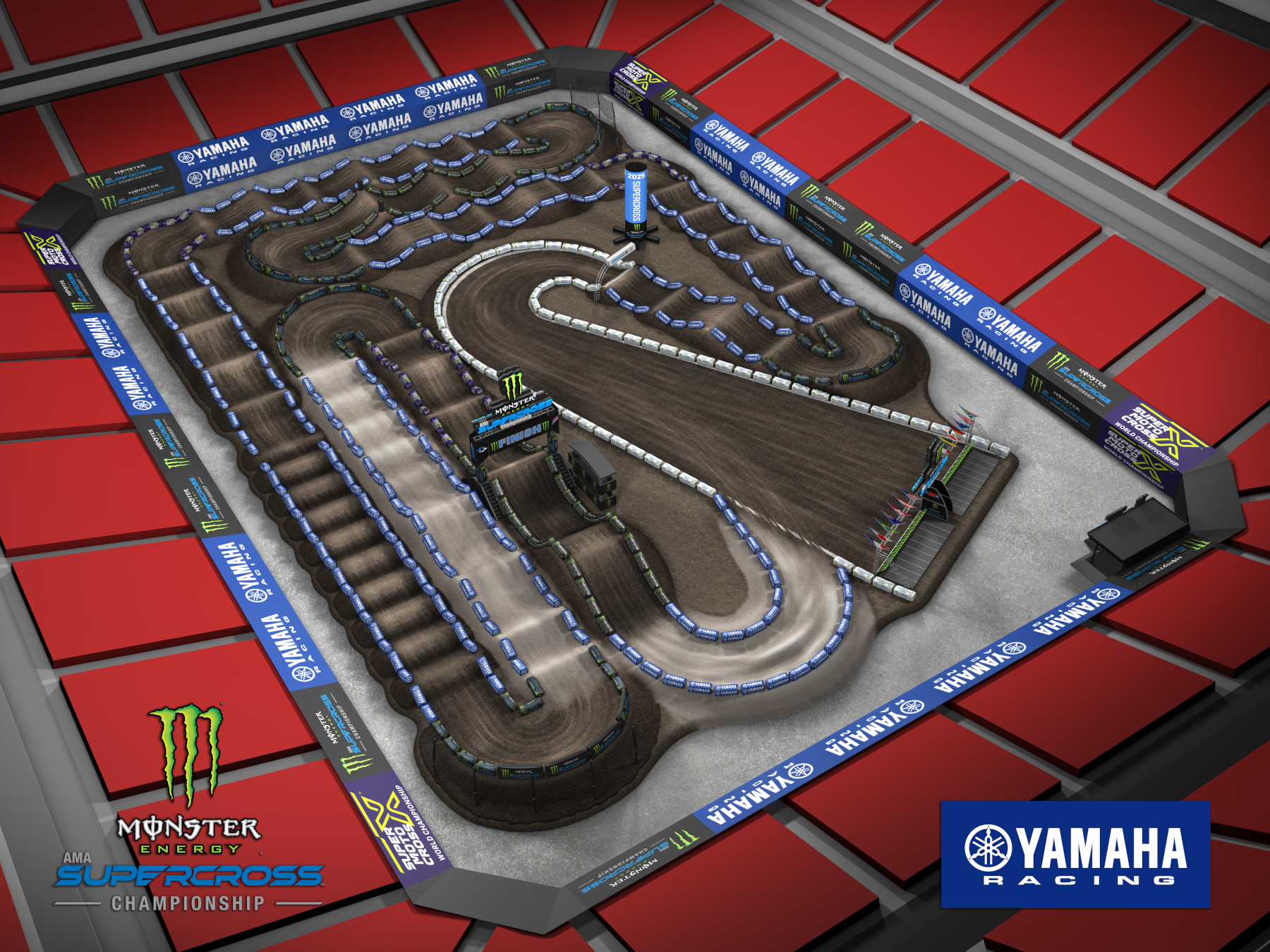 AMA Supercross 2025 Tampa Track Map3