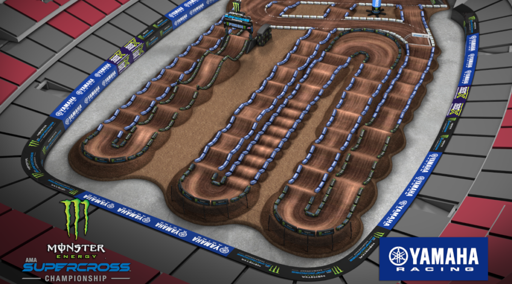 2025 Monster Energy Supercross Track Maps Monster Energy AMA Supercross