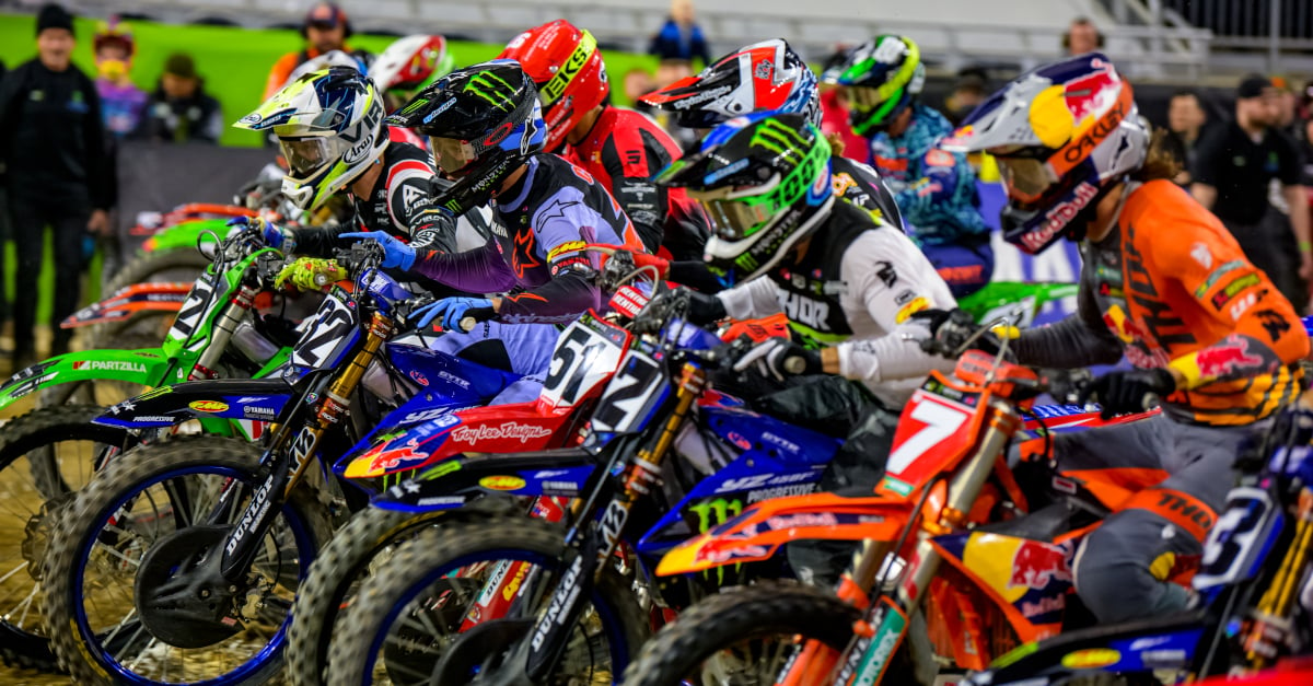 SuperMotocross race start