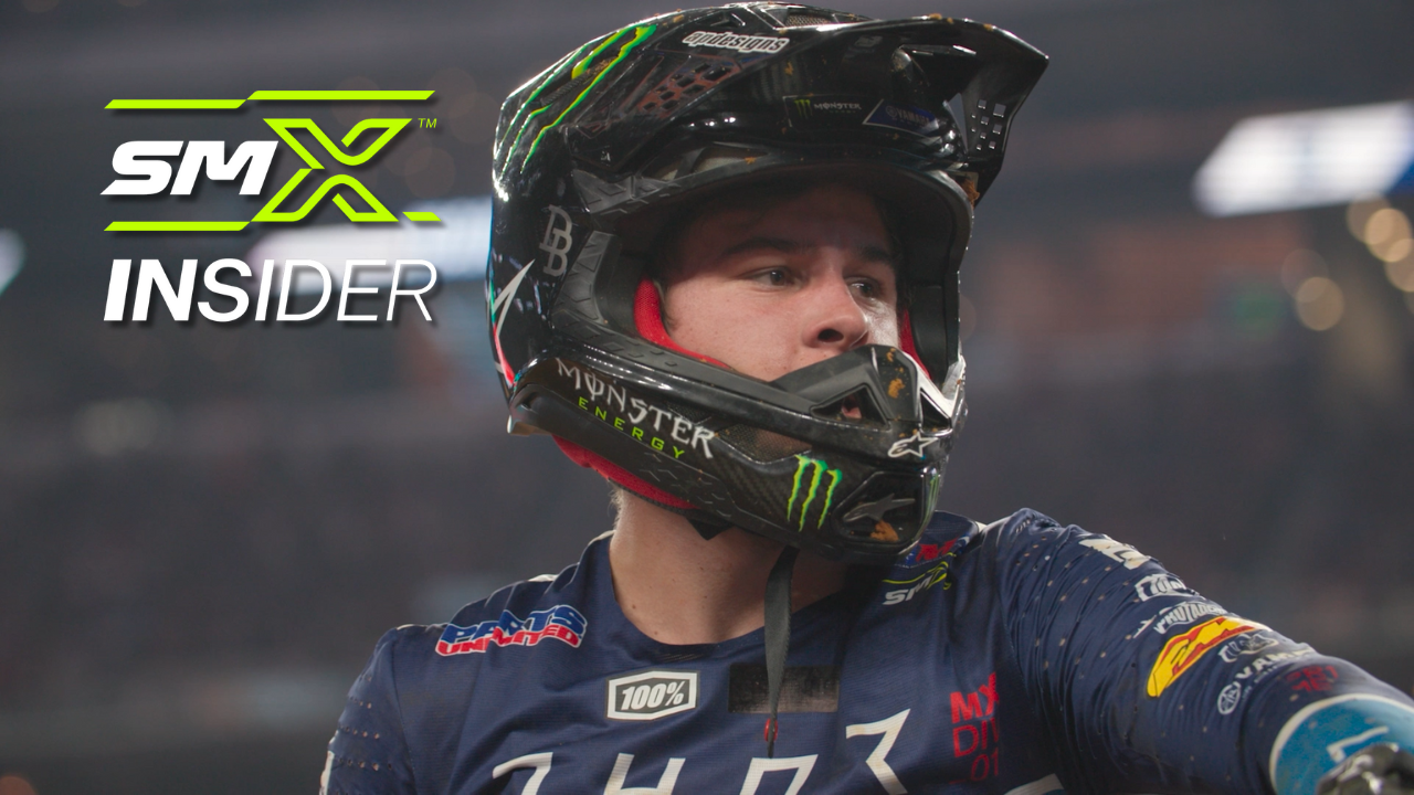 Rider photo with SMX Insider logo