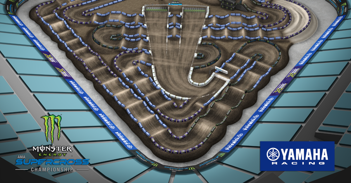 Anaheim 1 track map