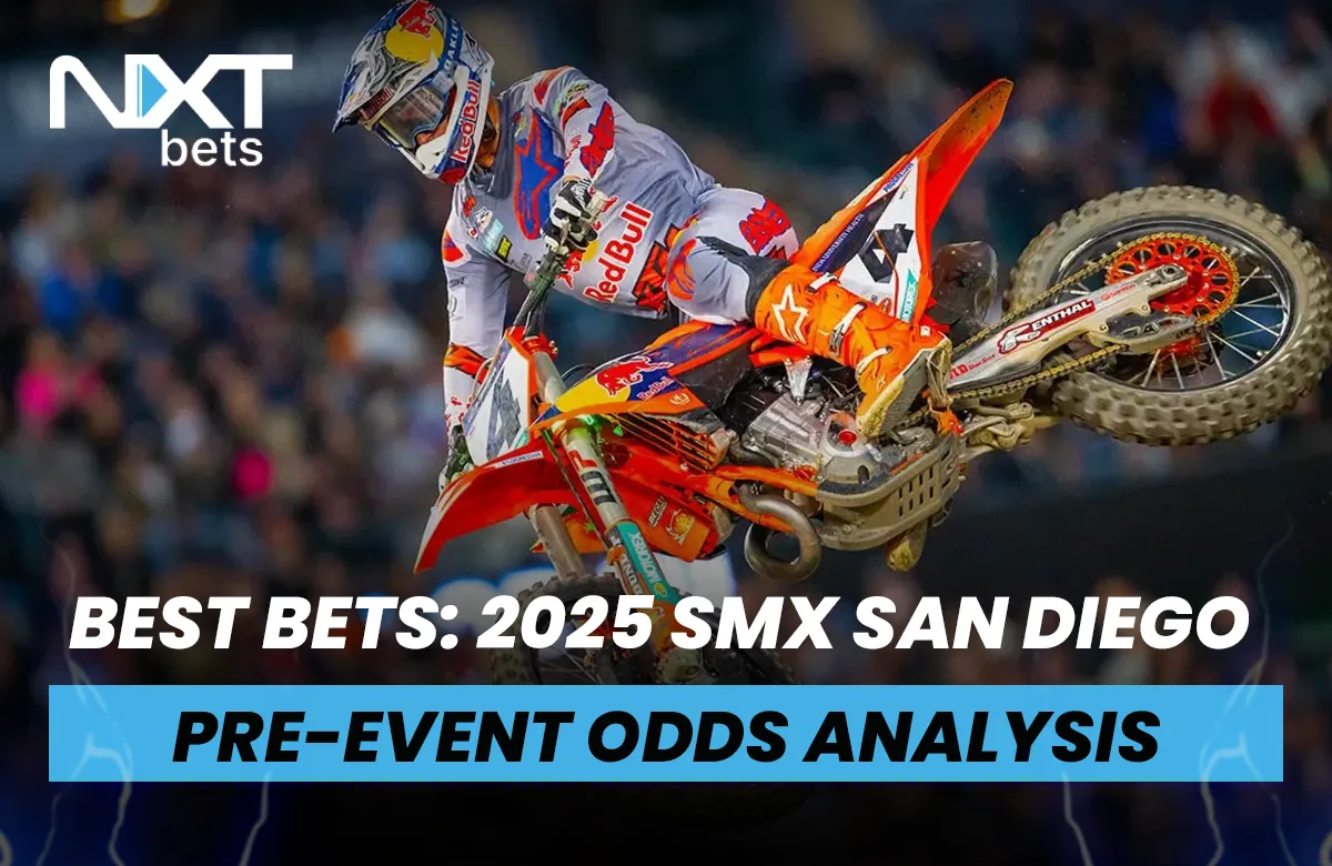 Image of Chase Sexton with caption: NXT best - best bets - 2025 SMX San Diego - pre-event odds analysis