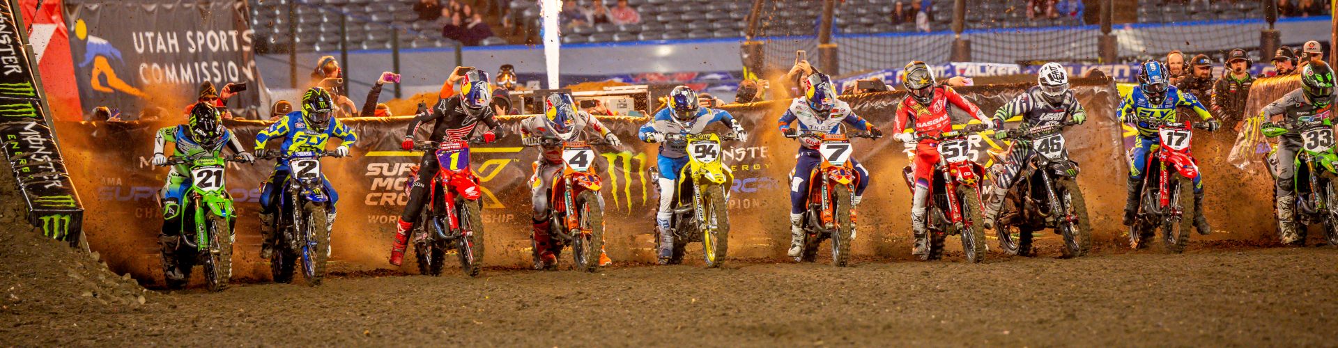 Supercross race start