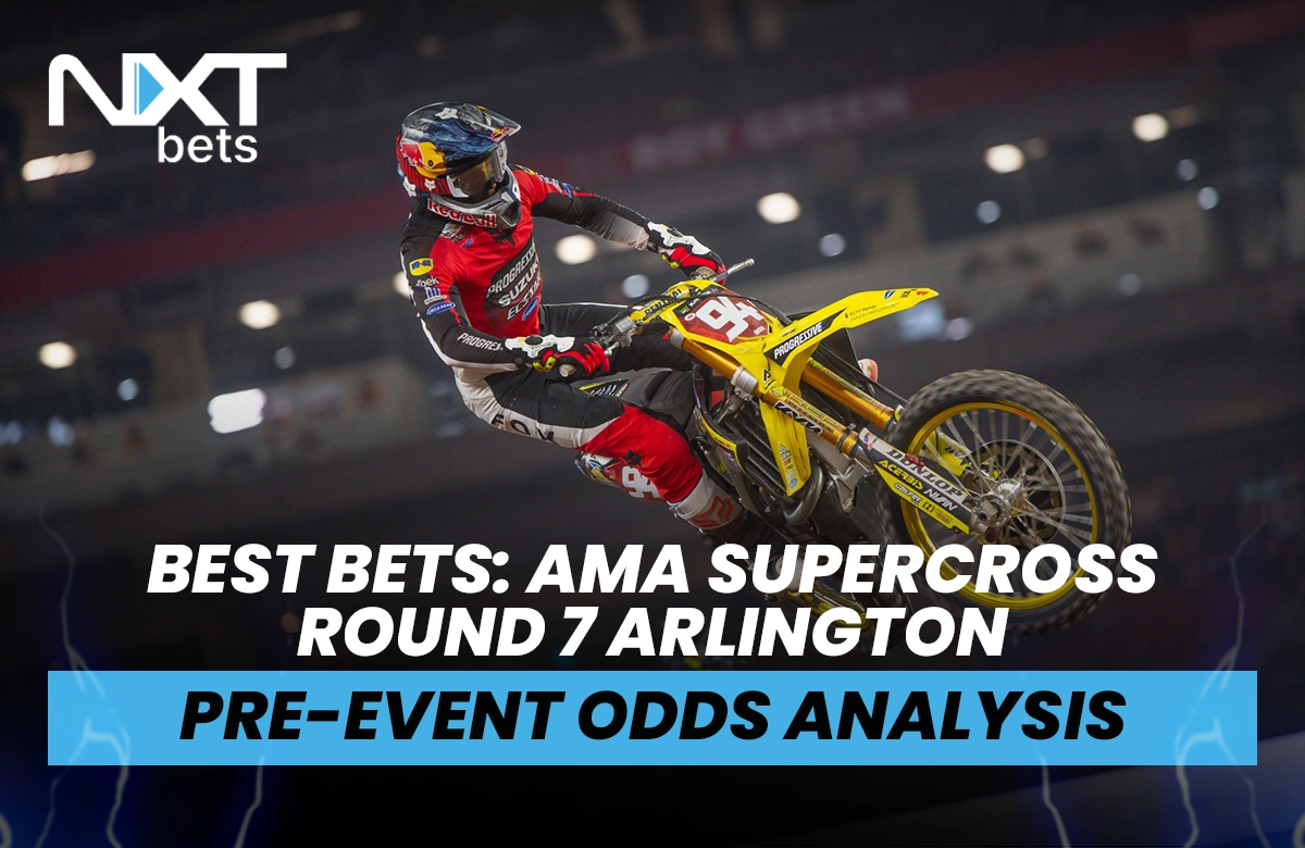 NXT bets best bets: AMA Supercross Round 7 Arlington pre-event odds analysis with image of Ken Roczen