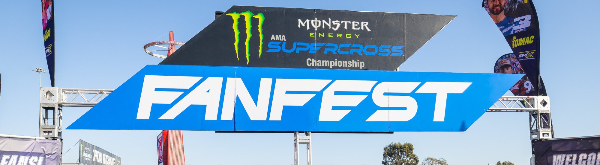 Monster Energy Supercross FanFest sign