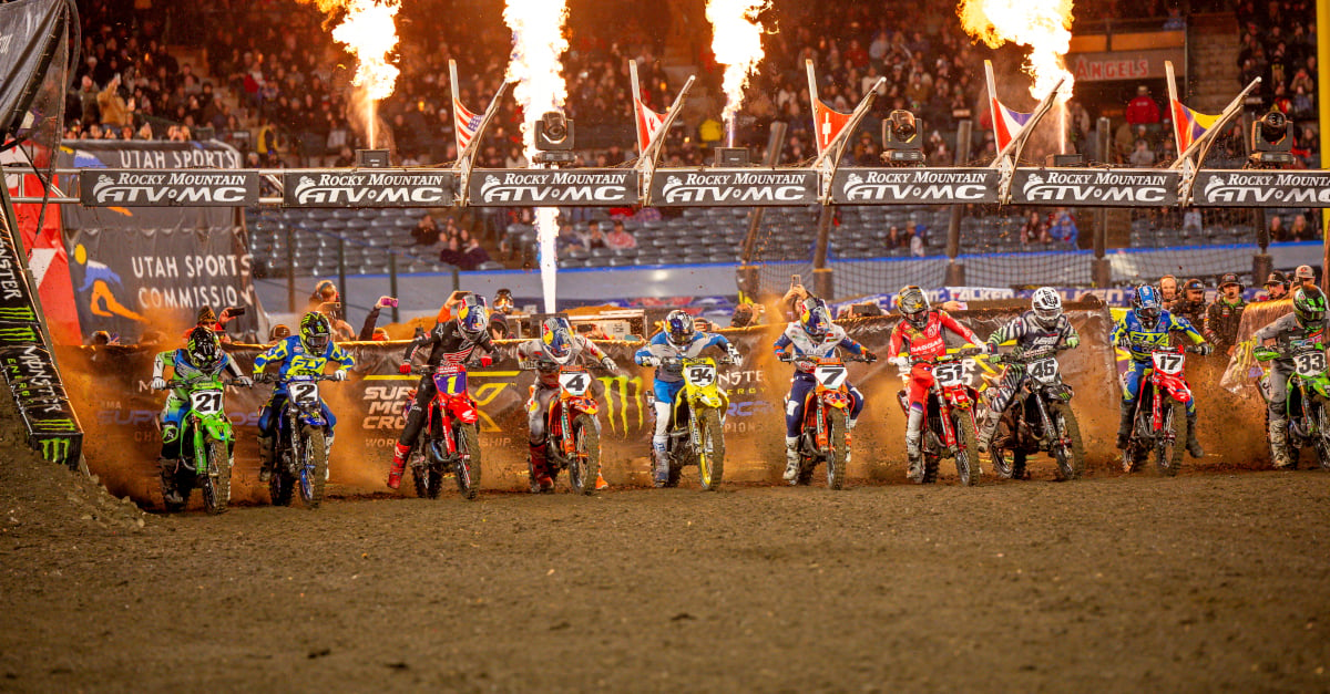 Supercross race start