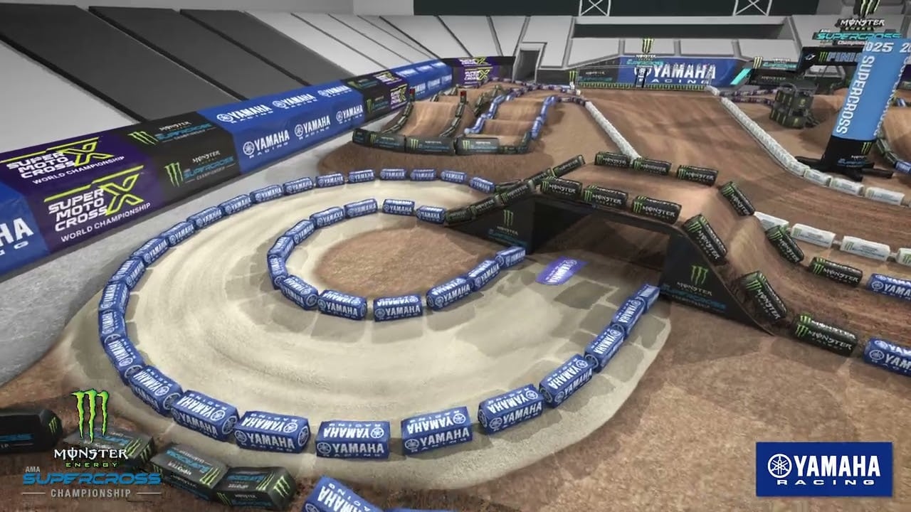 Screengrab from the Yamaha animated track map for Birmingham